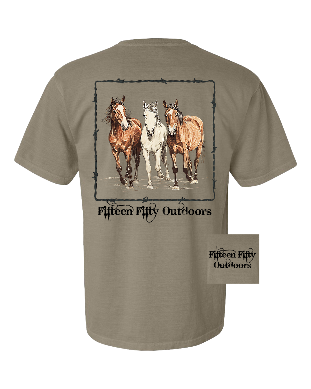 Wild Horses Pocket Tee